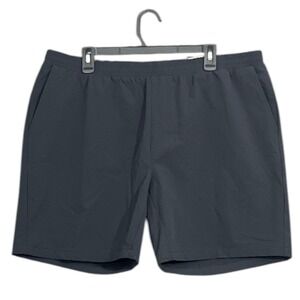 FLX Everyday Shorts Mens XL Mineral Black NEW 7 Inch Inseam Water Repellent